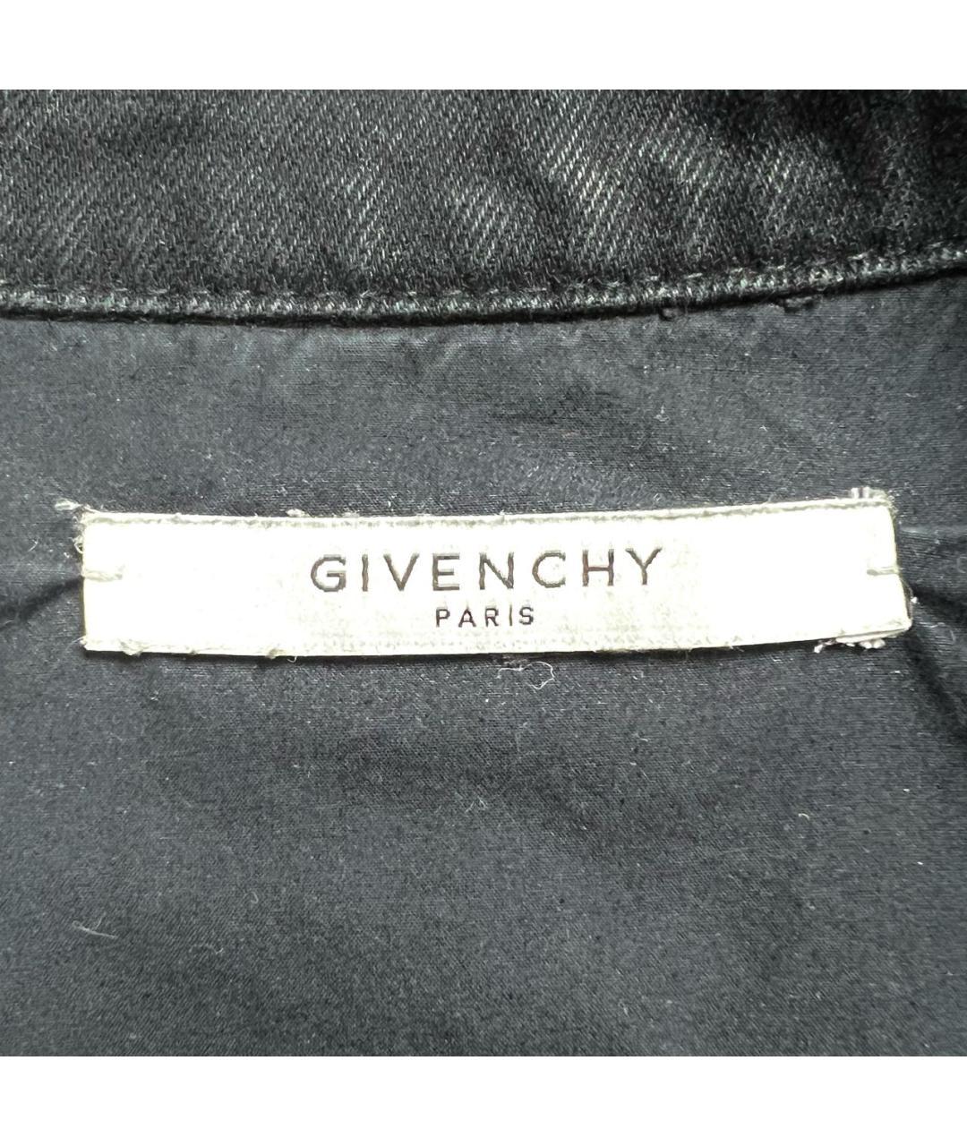 GIVENCHY Черная деним куртка, фото 3
