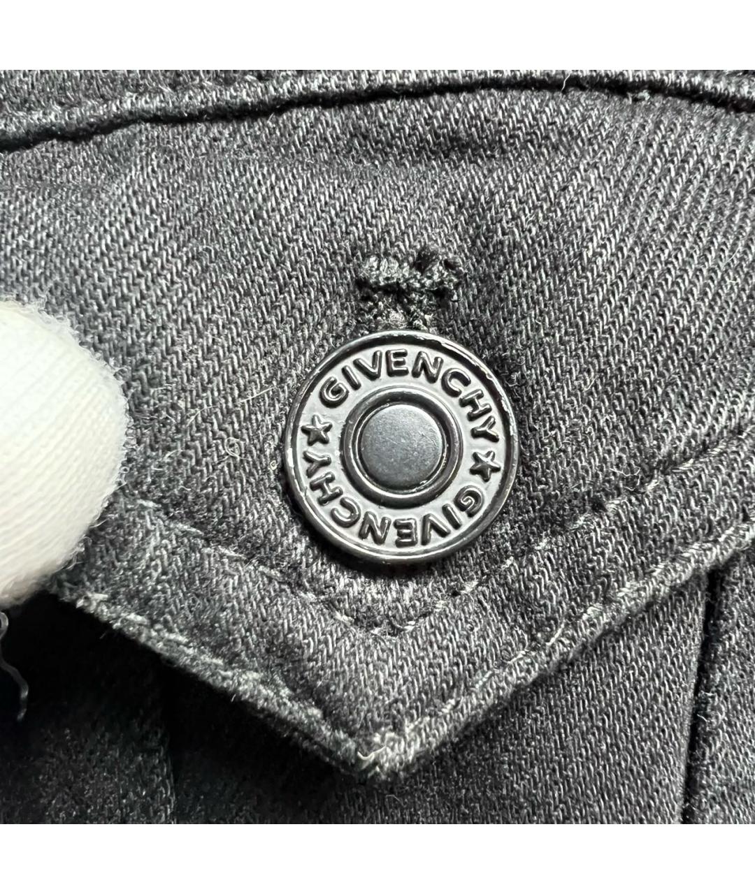 GIVENCHY Черная деним куртка, фото 4