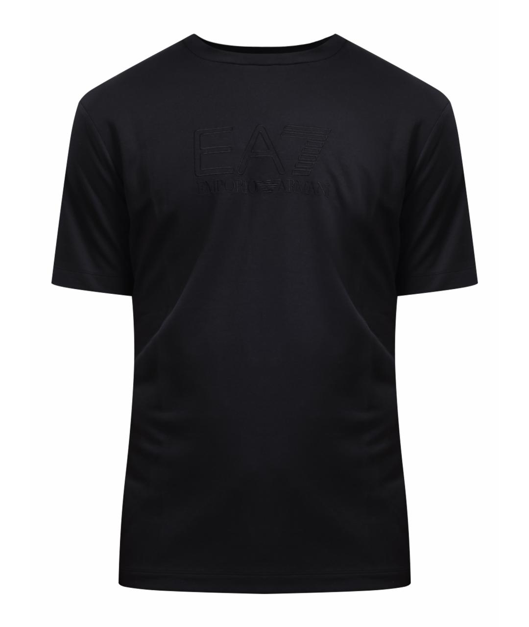 EA7 Черная футболка, фото 1