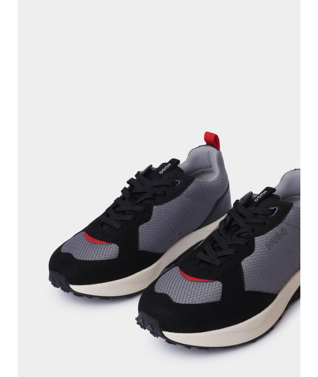 HUGO Серые низкие кроссовки / кеды, фото 3