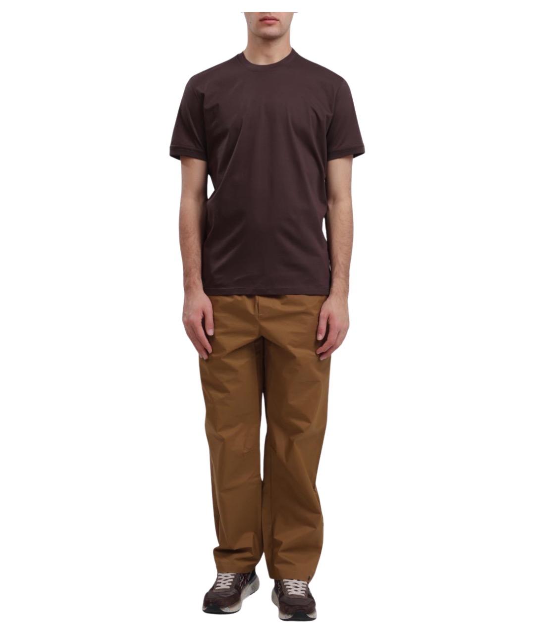 AUTRY Коричневые повседневные брюки, фото 1