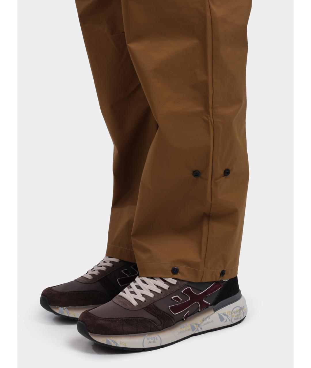 AUTRY Коричневые повседневные брюки, фото 5