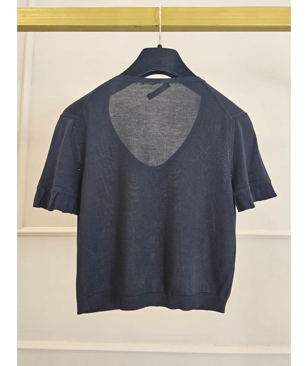 LORO PIANA Черная футболка, фото 2