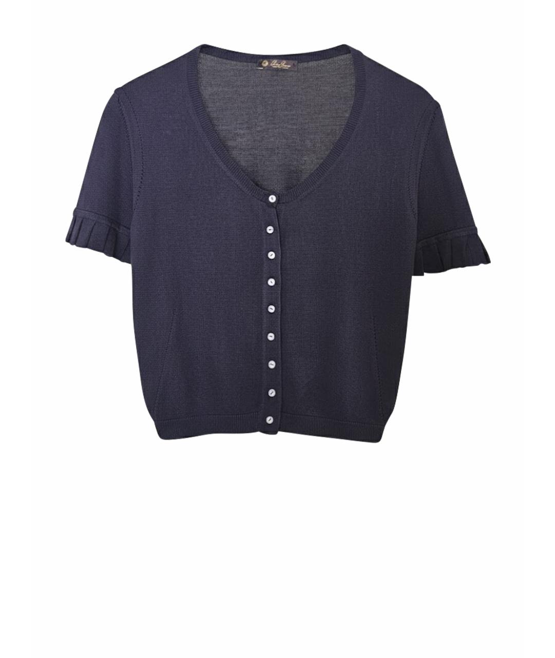 LORO PIANA Черная футболка, фото 8