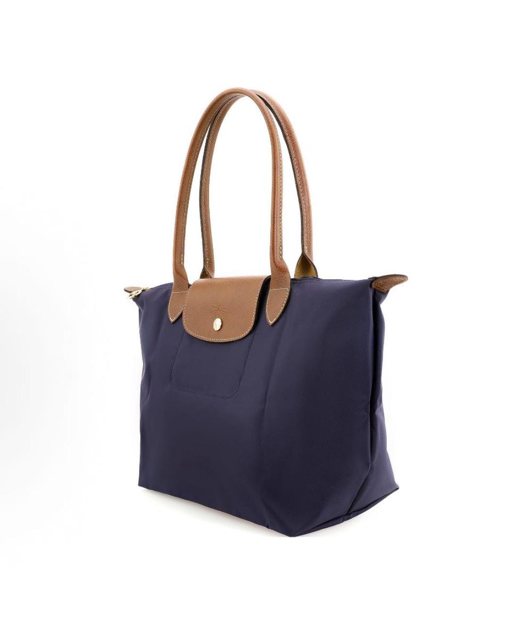 LONGCHAMP Темно-синяя сумка тоут, фото 4