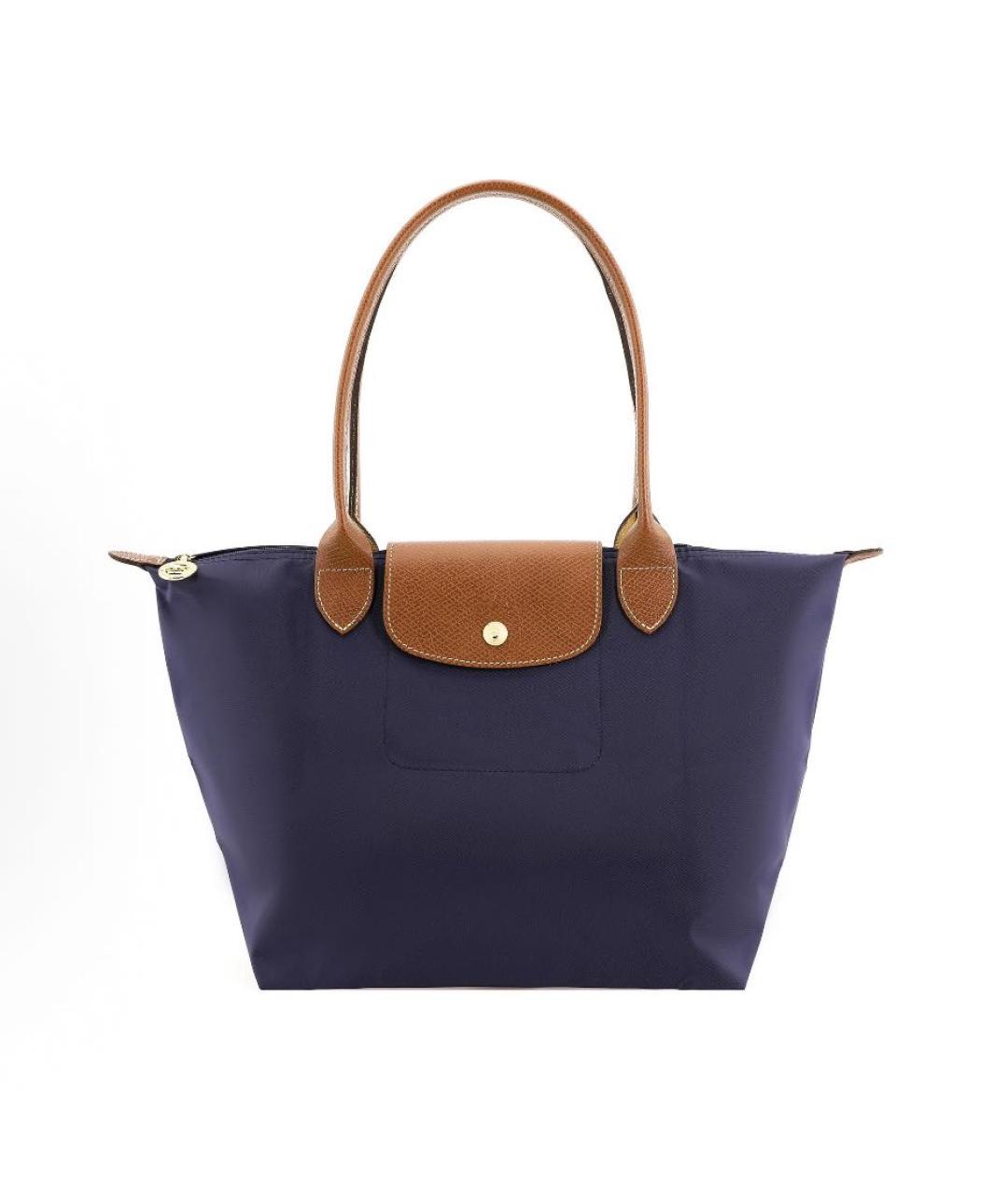 LONGCHAMP Темно-синяя сумка тоут, фото 9