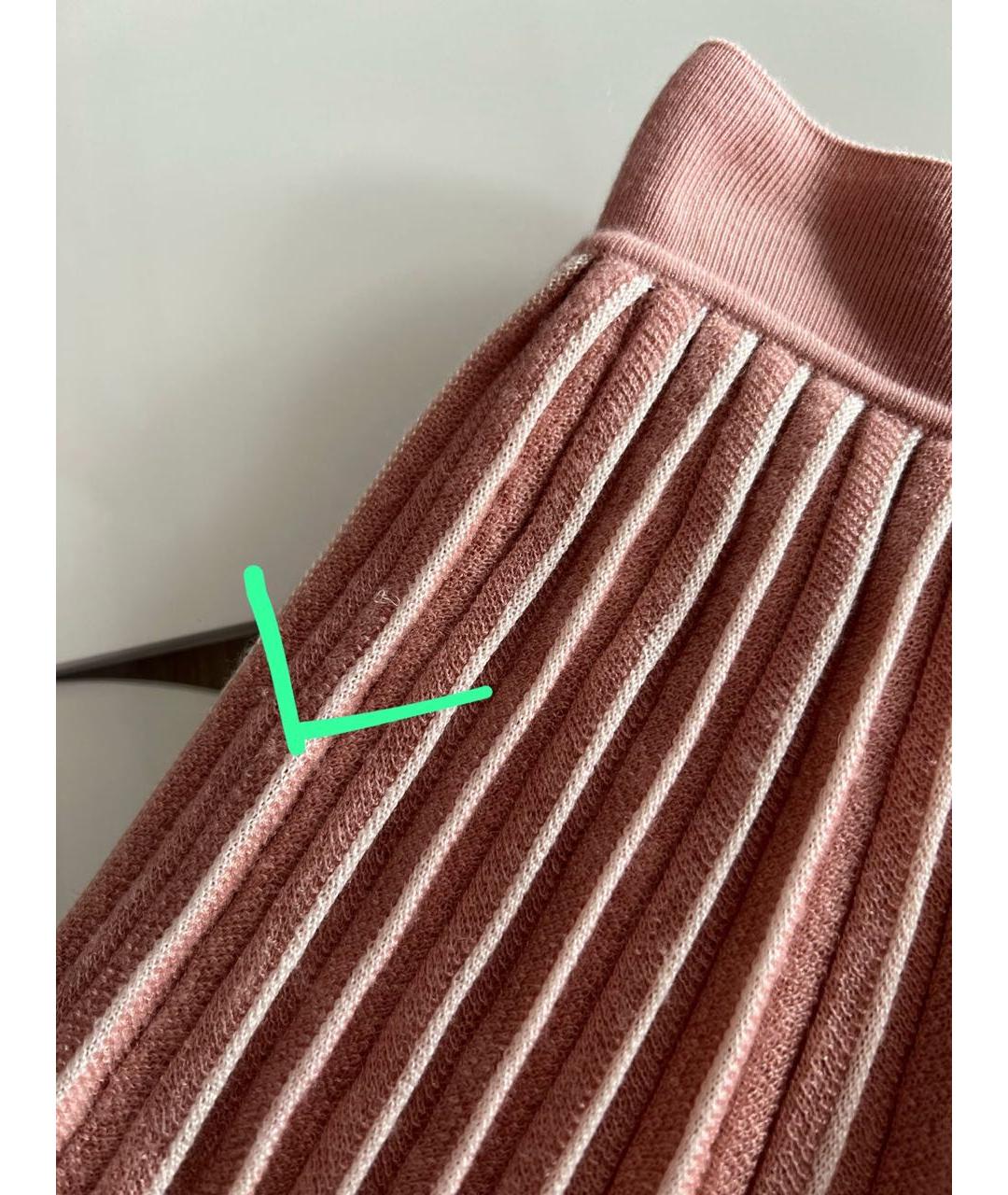 LORO PIANA Коралловая юбка макси, фото 4