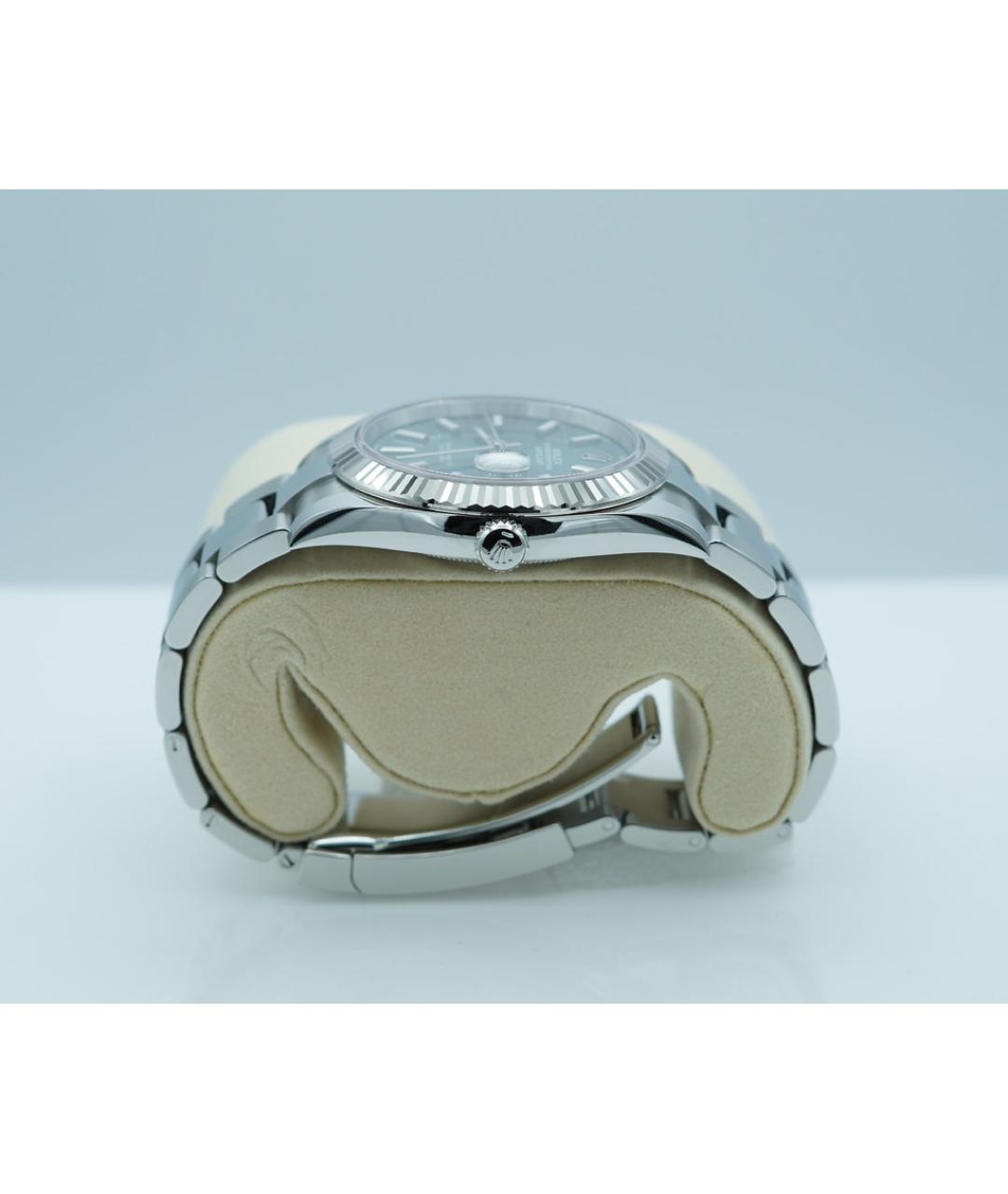 ROLEX Зеленые металлические часы, фото 3