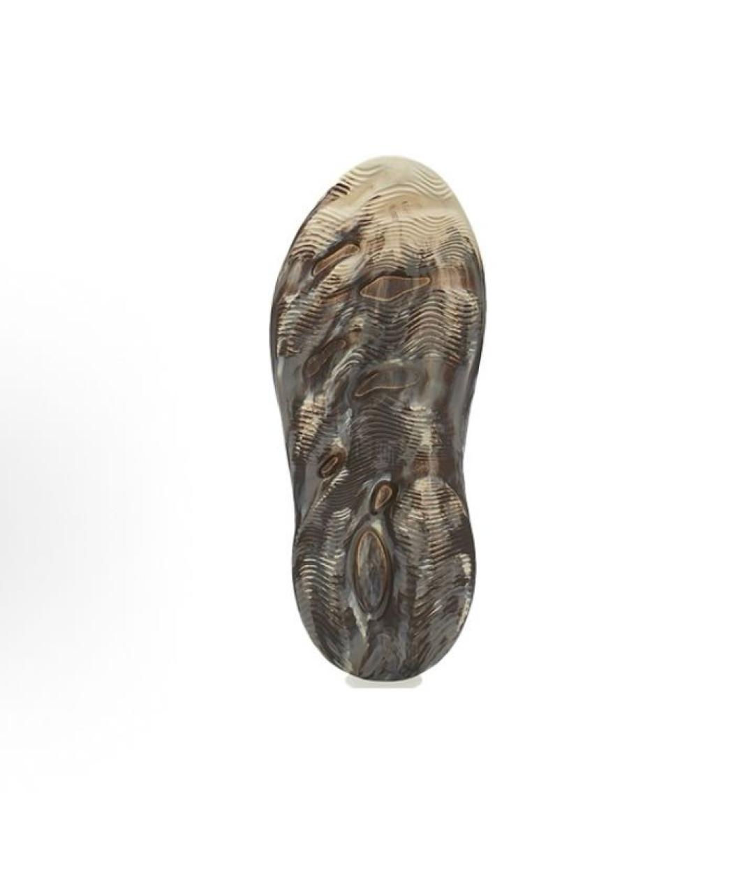 ADIDAS YEEZY Бежевые резиновые низкие кроссовки / кеды, фото 5