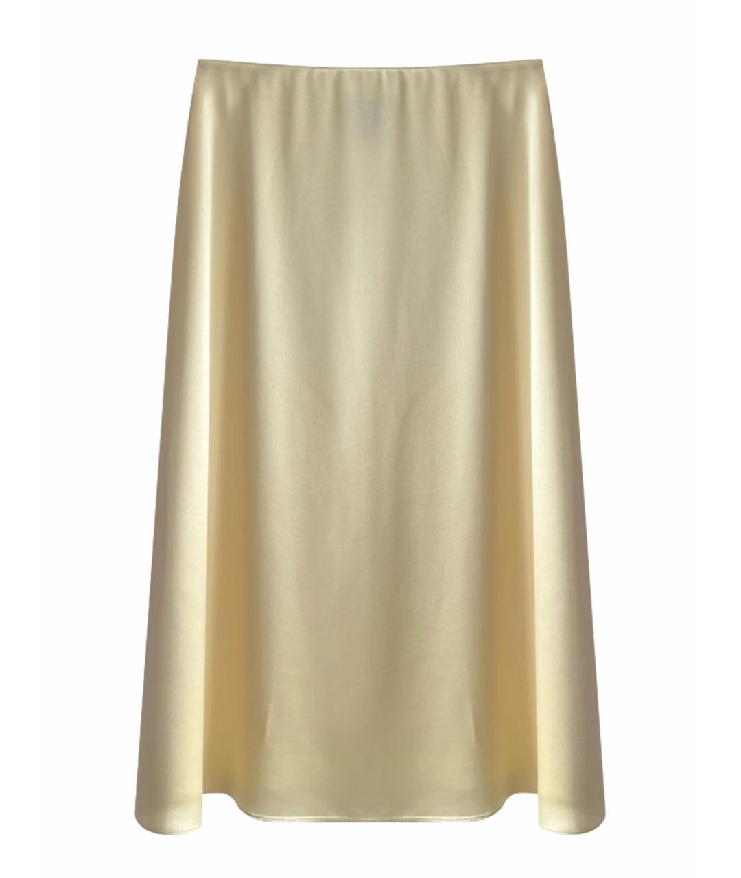 LORO PIANA Бежевая юбка макси, фото 1