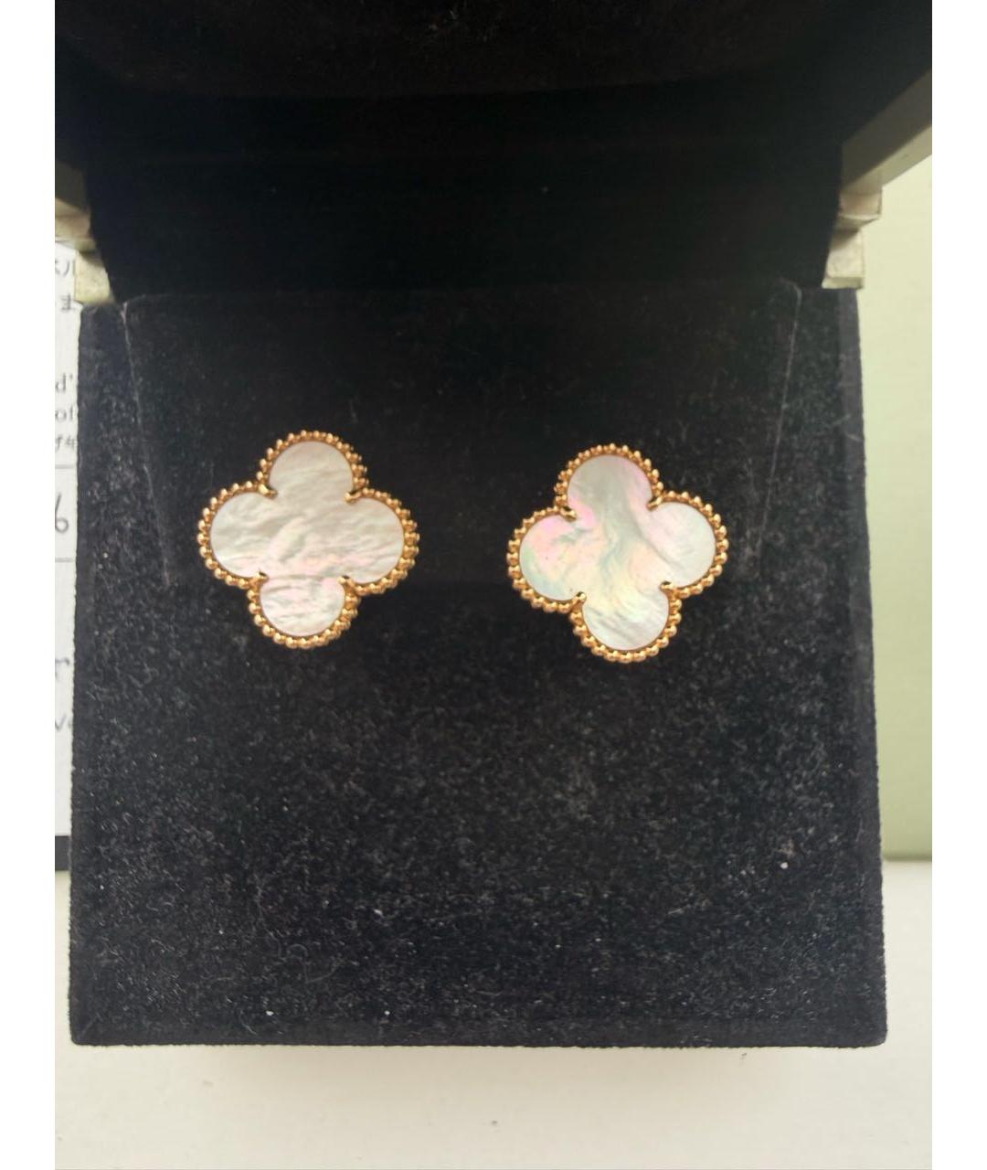 VAN CLEEF & ARPELS Золотые серьги из желтого золота, фото 2