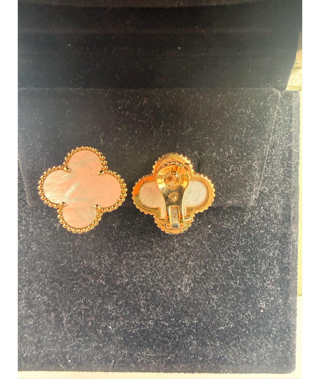 VAN CLEEF & ARPELS Золотые серьги из желтого золота, фото 3