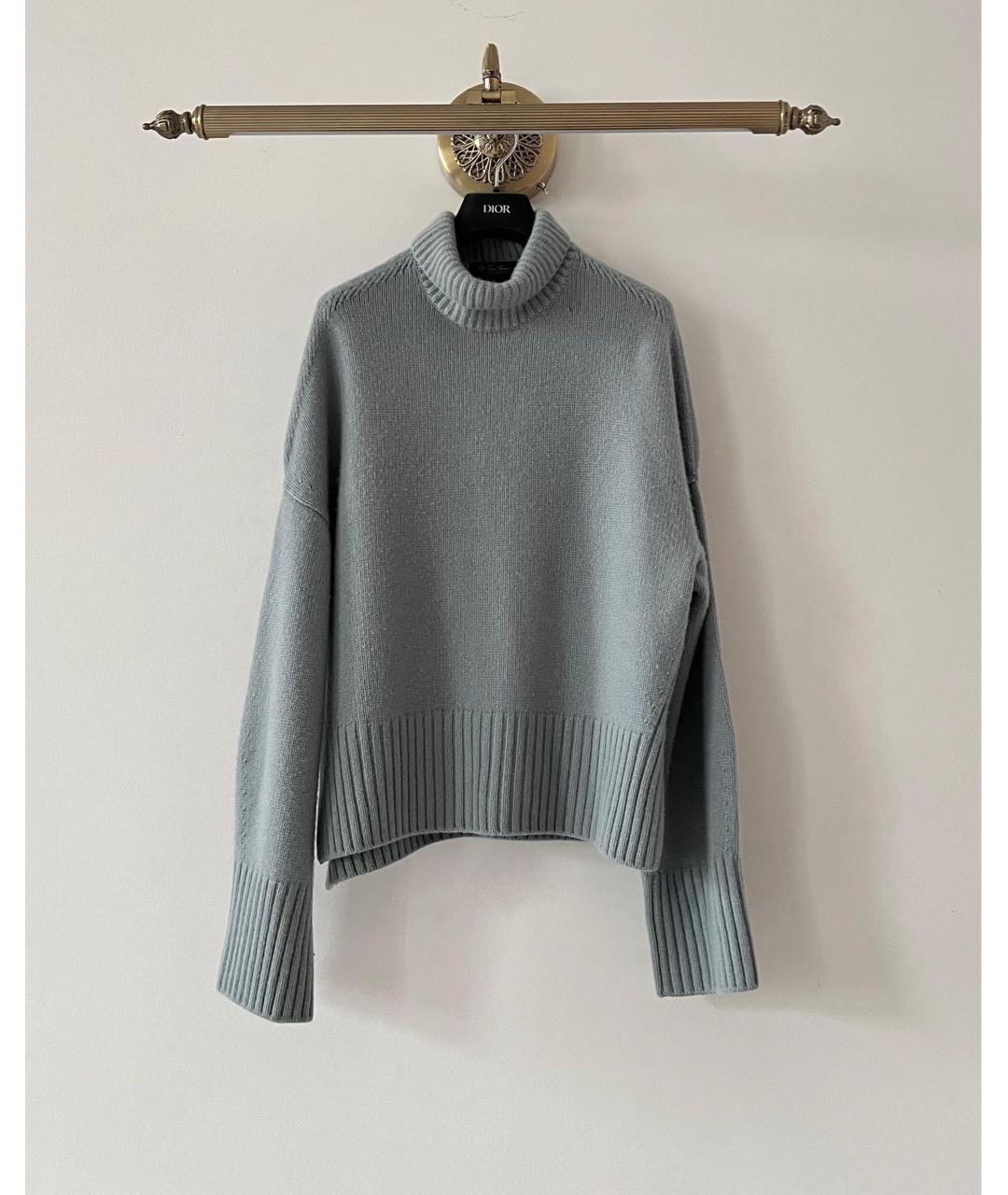 LORO PIANA Голубой кашемировый джемпер / свитер, фото 6