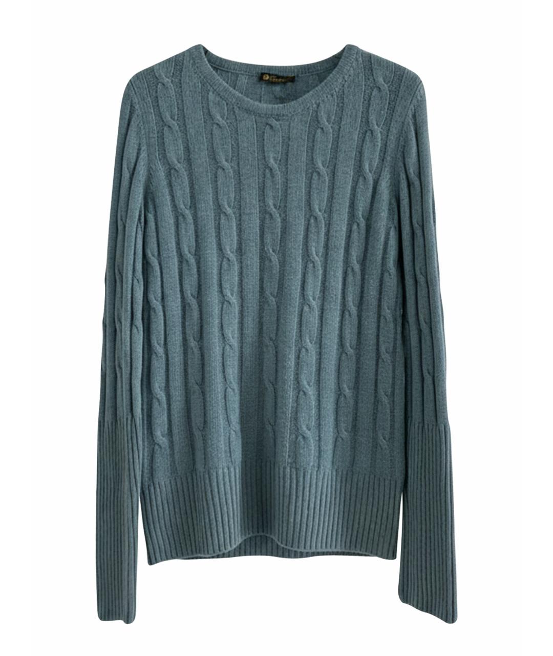 LORO PIANA Голубой кашемировый джемпер / свитер, фото 1