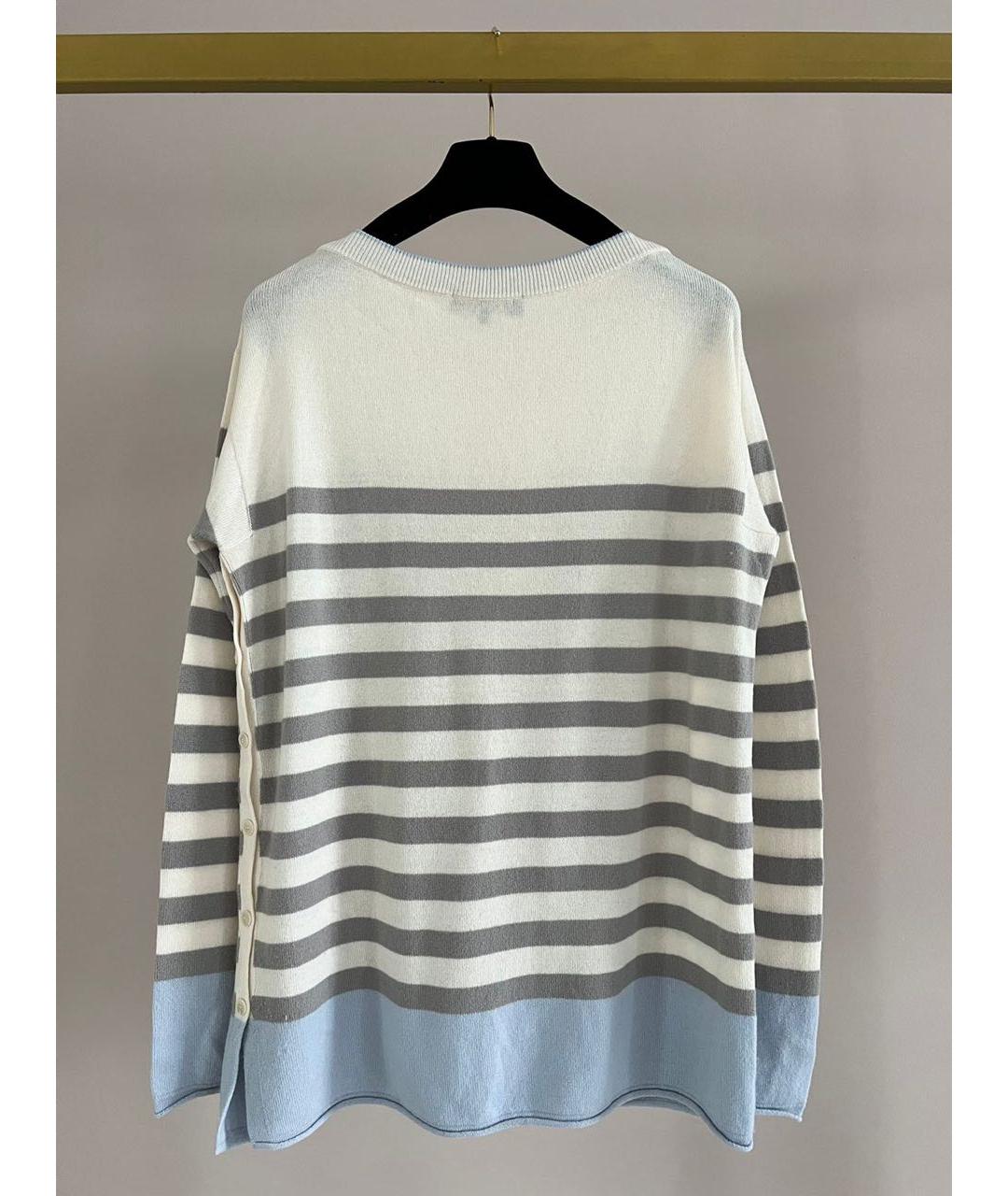 LORO PIANA Белый кашемировый джемпер / свитер, фото 3