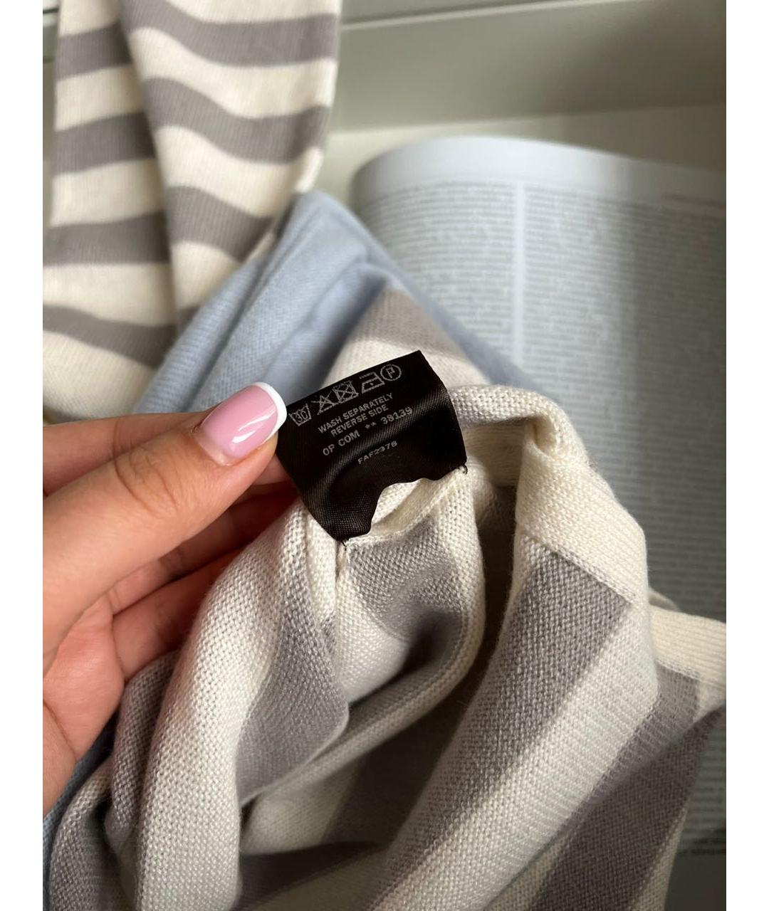 LORO PIANA Белый кашемировый джемпер / свитер, фото 7