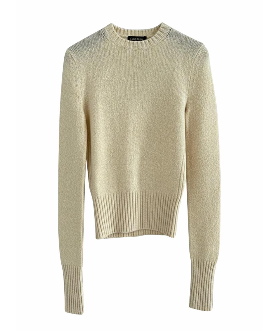 LORO PIANA Желтый кашемировый джемпер / свитер, фото 1