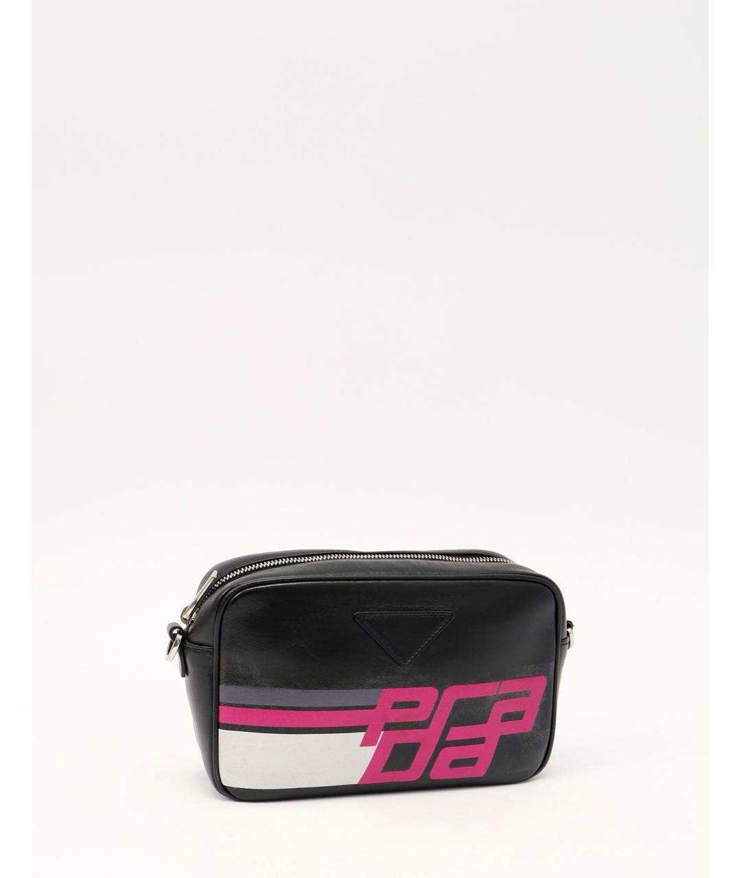 PRADA Черная кожаная сумка через плечо, фото 3