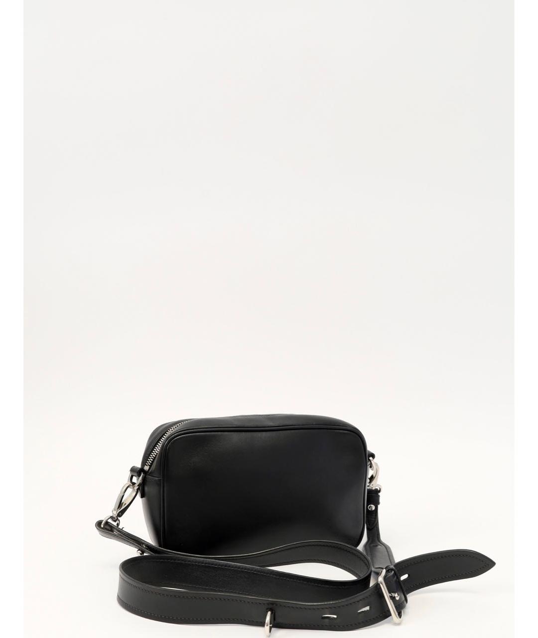 PRADA Черная кожаная сумка через плечо, фото 4