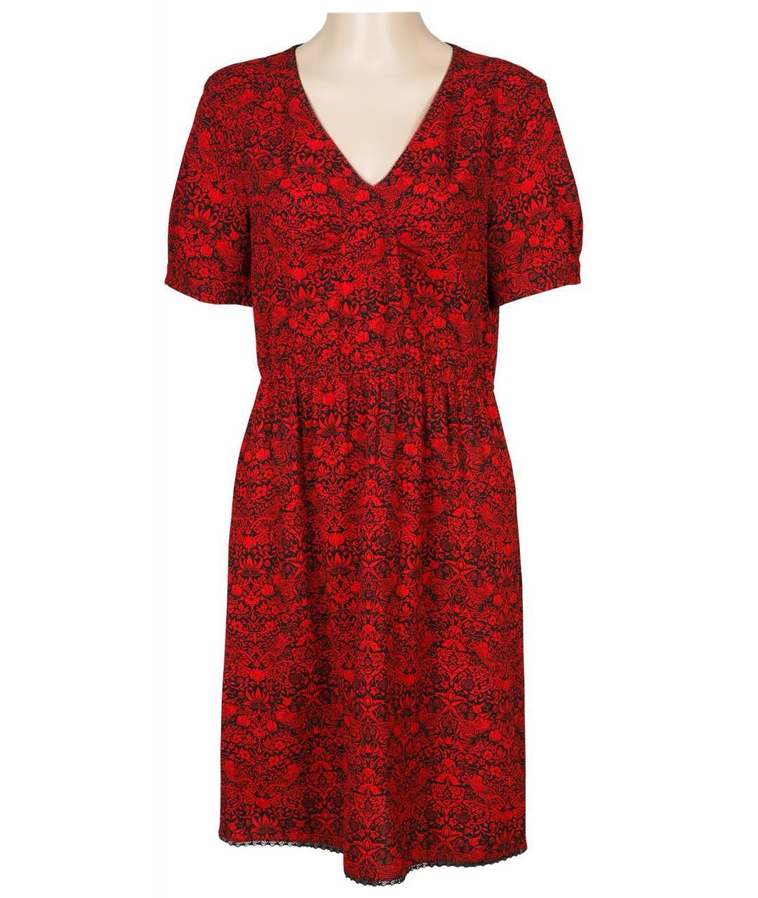 MARC BY MARC JACOBS Красное полиэстеровое повседневное платье, фото 1