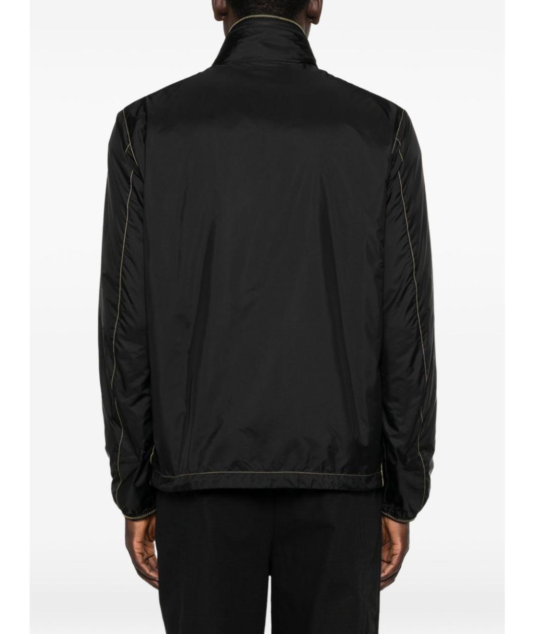 MONCLER Черная полиамидовая куртка, фото 2