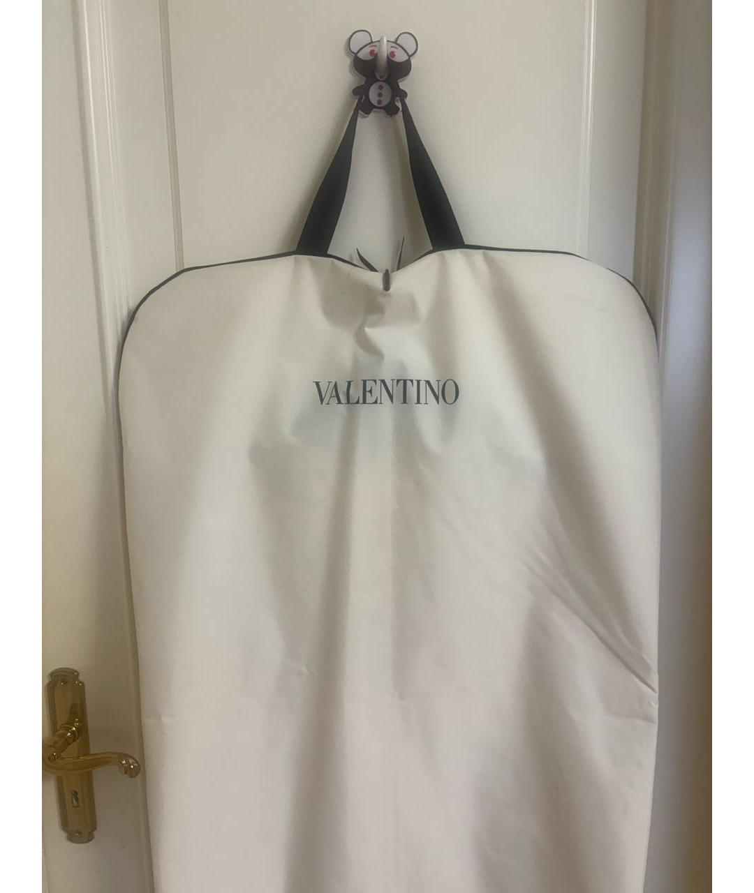 VALENTINO Белое кружевное коктейльное платье, фото 6