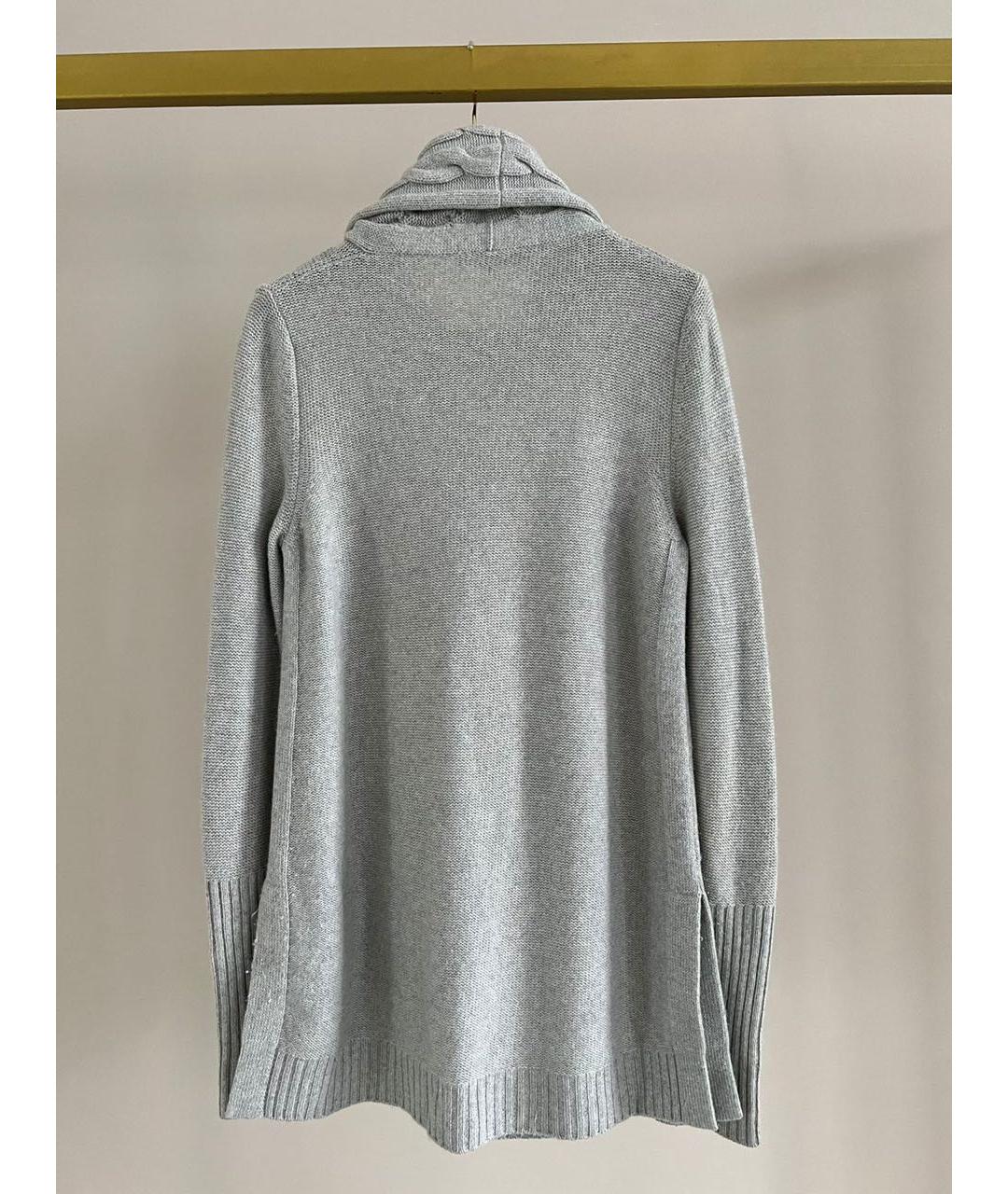 LORO PIANA Серый кашемировый джемпер / свитер, фото 3