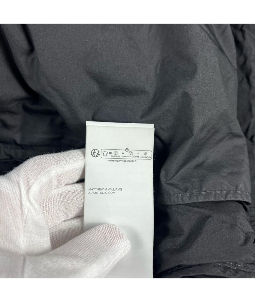 1017 ALYX 9SM Черный полиамидовый пуховик, фото 5