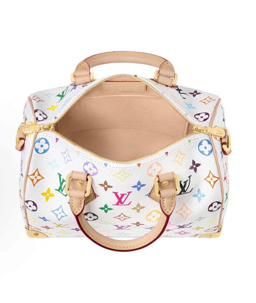 LOUIS VUITTON Белая сумка с короткими ручками, фото 4