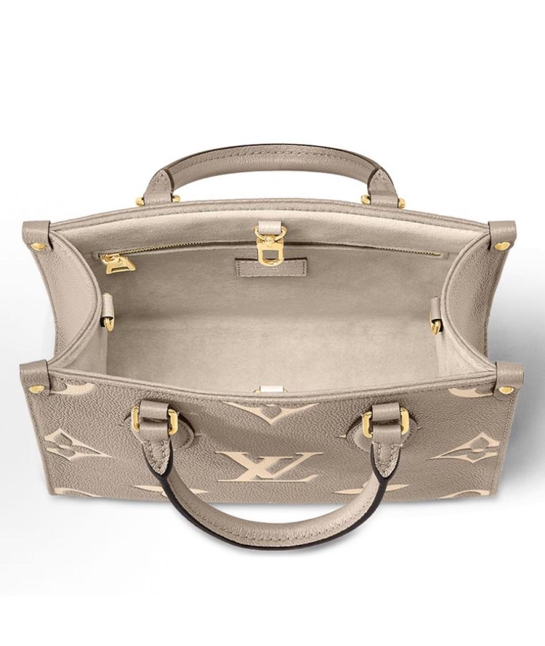 LOUIS VUITTON Серая сумка с короткими ручками, фото 3