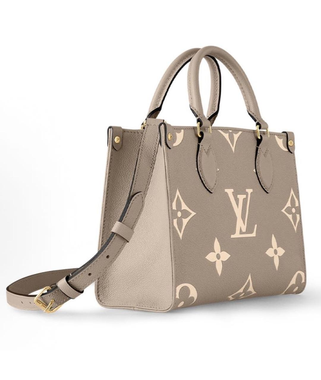 LOUIS VUITTON Серая сумка с короткими ручками, фото 2