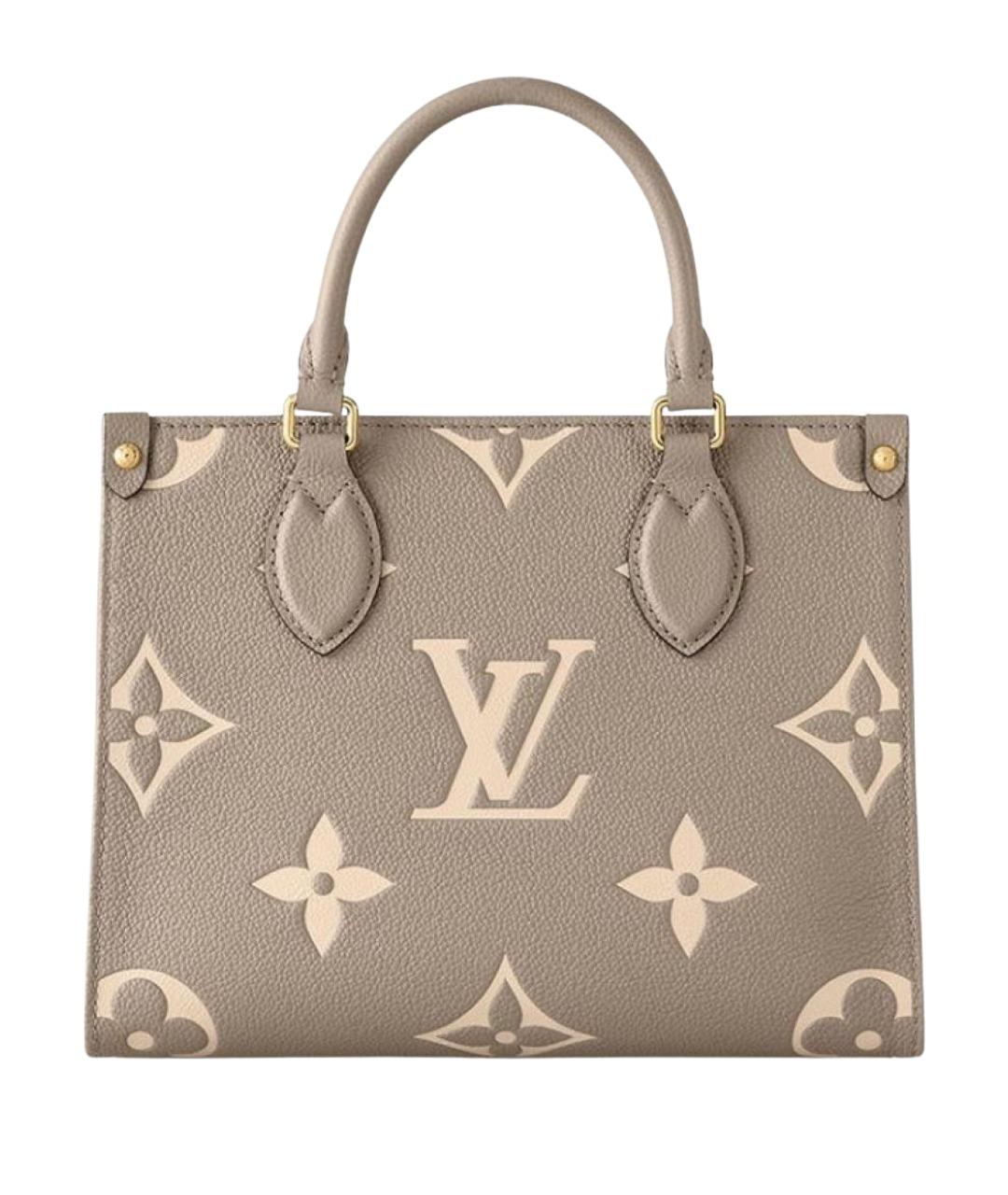 LOUIS VUITTON Серая сумка с короткими ручками, фото 1