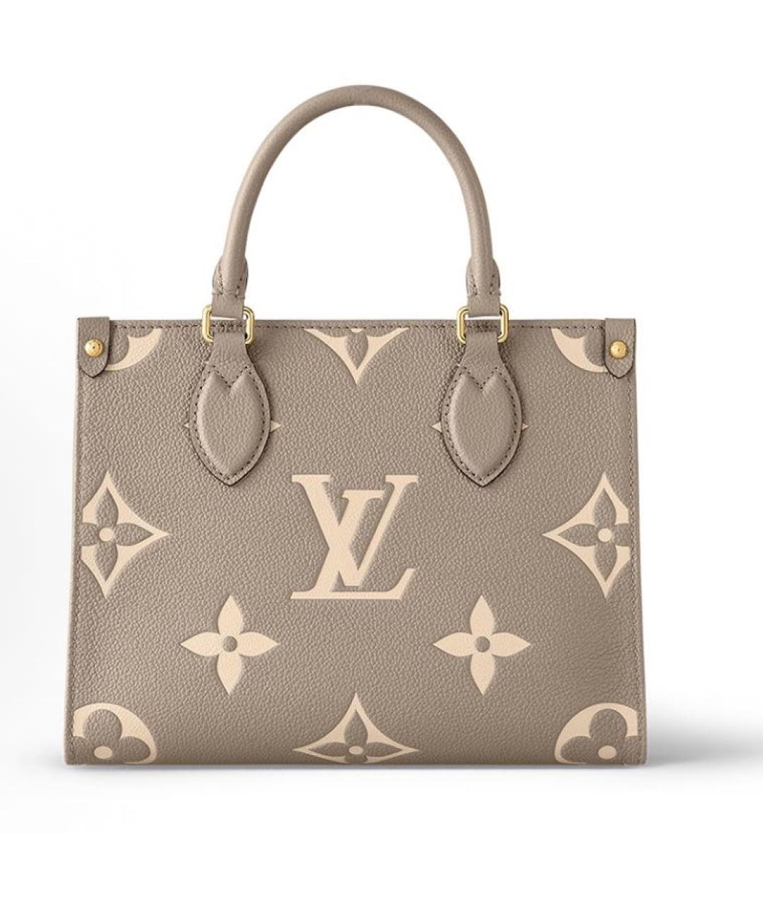 LOUIS VUITTON Серая сумка с короткими ручками, фото 5