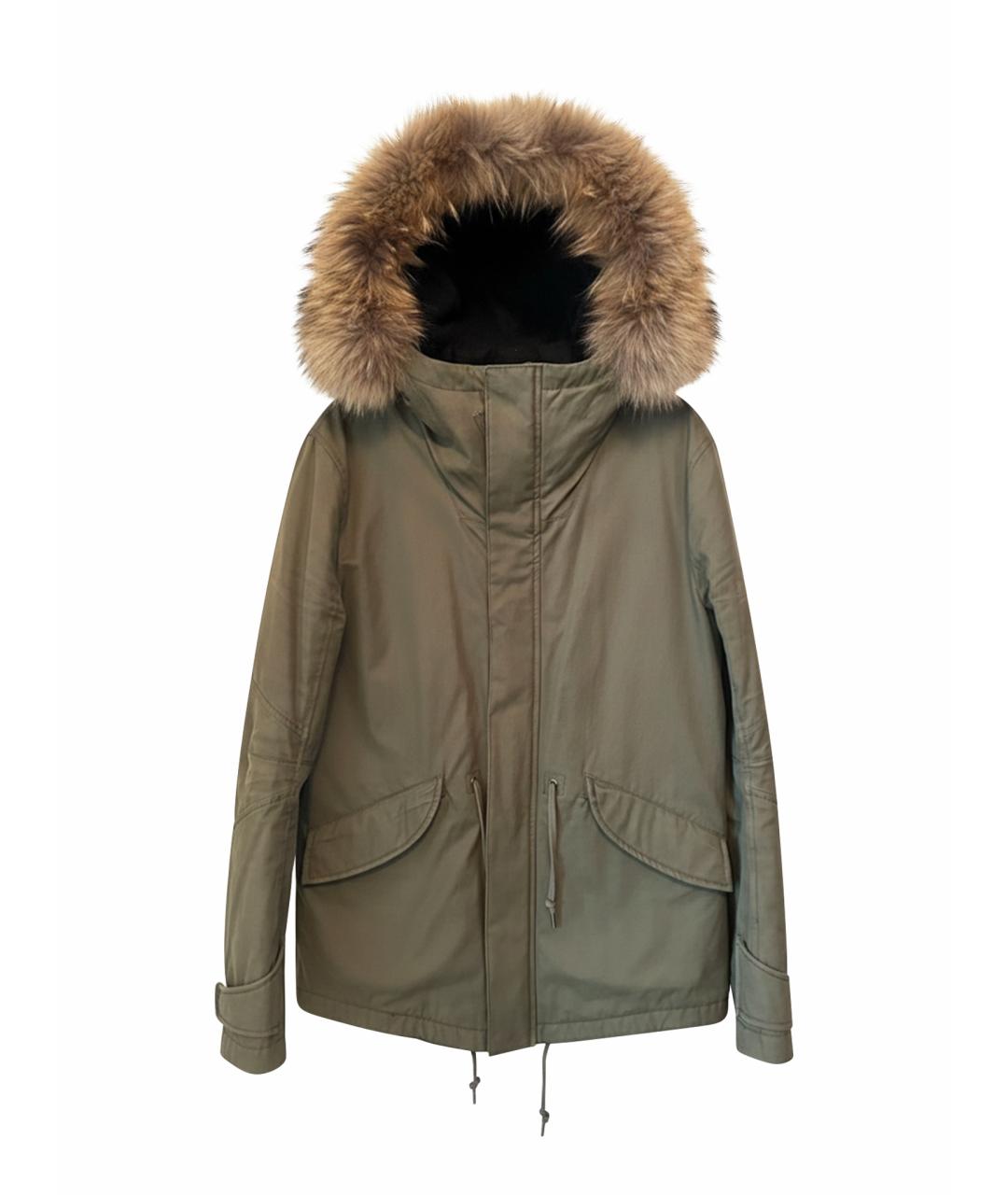 HELMUT LANG Хаки хлопковая парка, фото 1