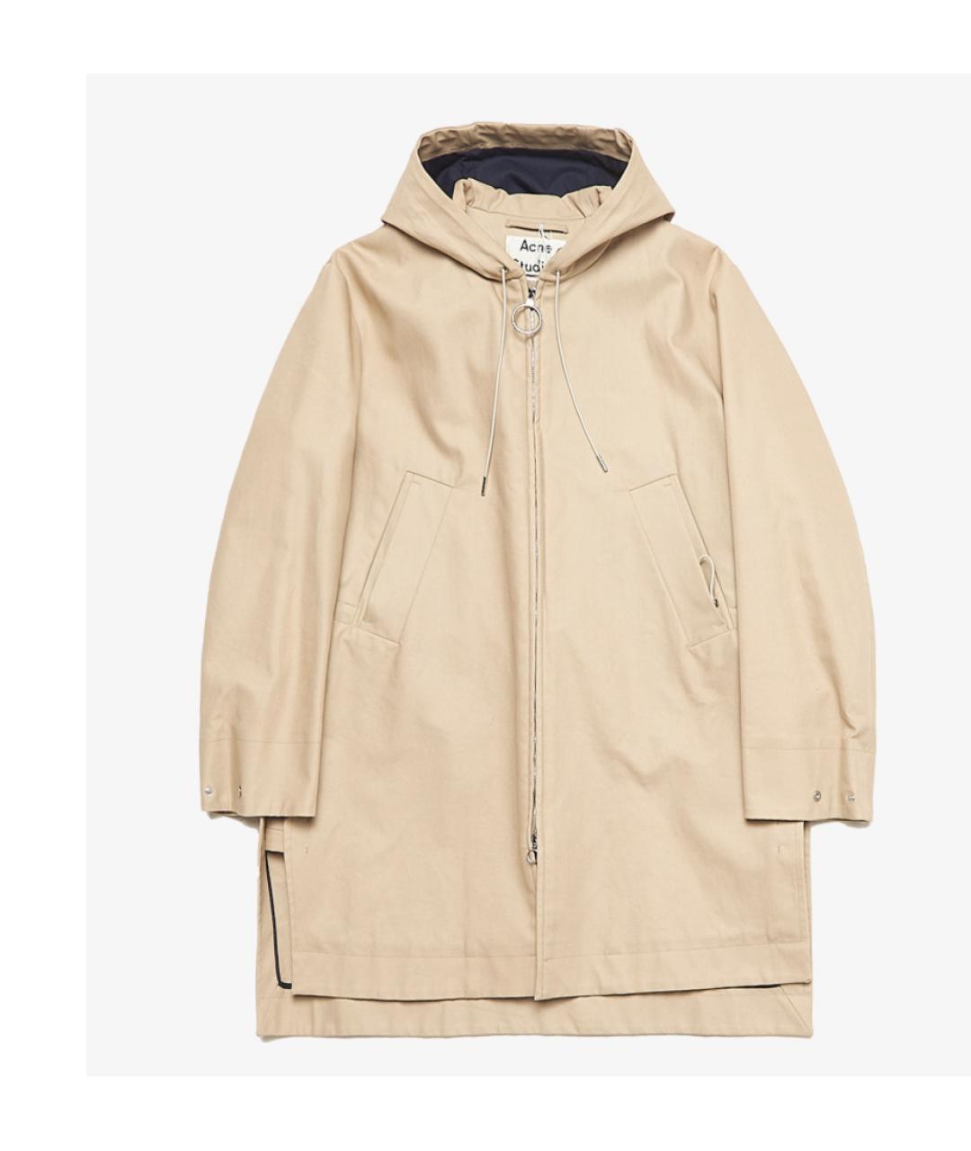 ACNE STUDIOS Бежевая хлопковая куртка, фото 1