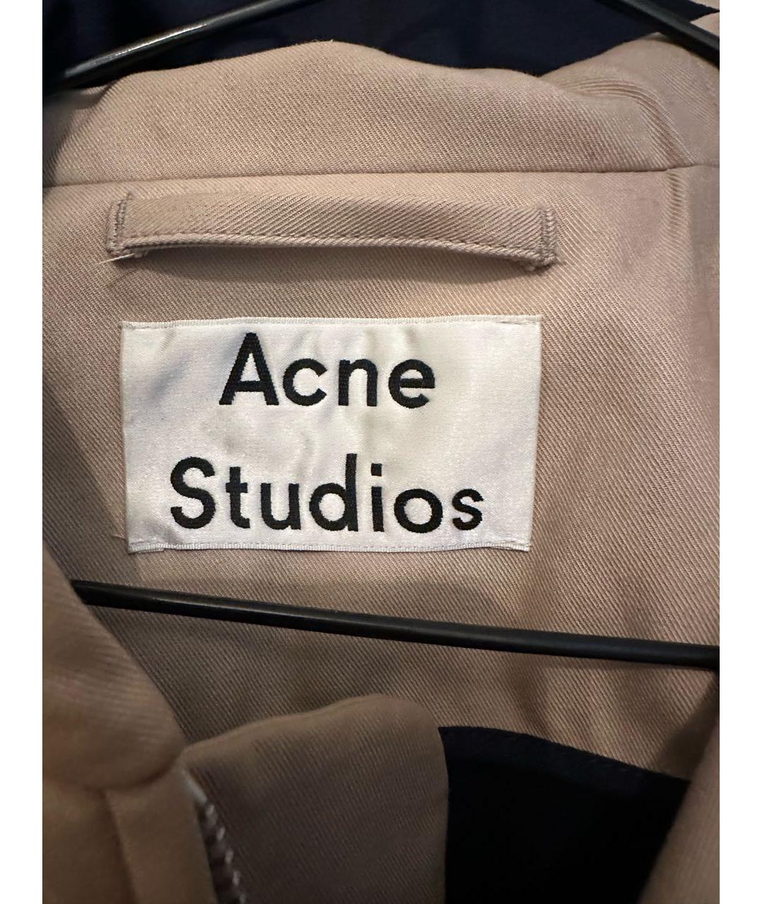 ACNE STUDIOS Бежевая хлопковая куртка, фото 3