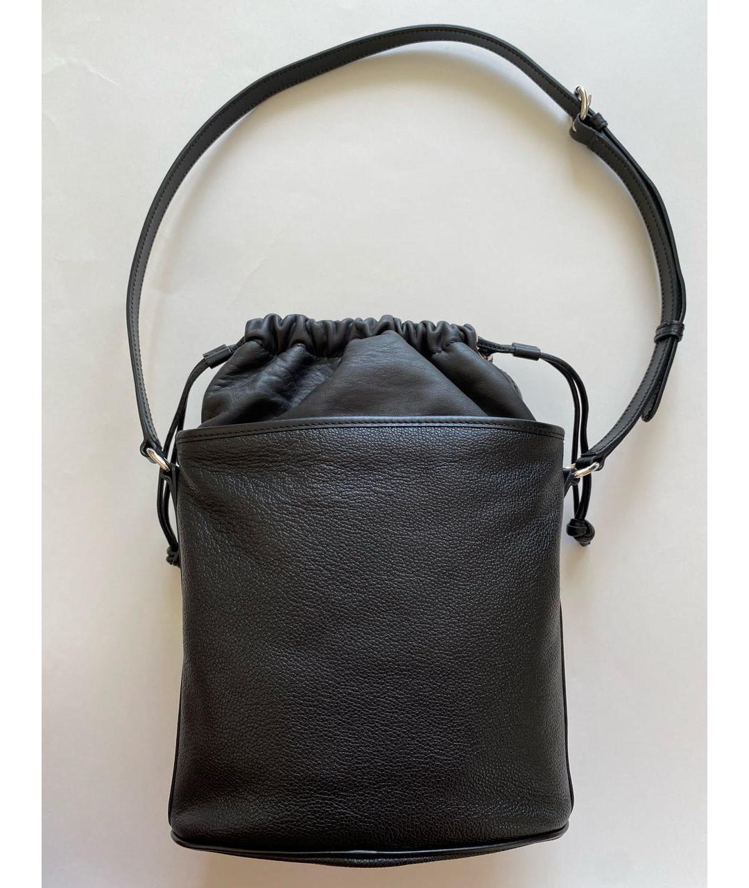 ETRO Черная кожаная сумка тоут, фото 3