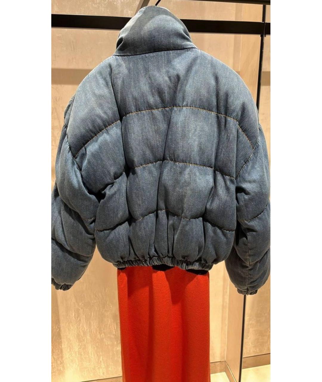 CHANEL Голубая деним куртка, фото 2