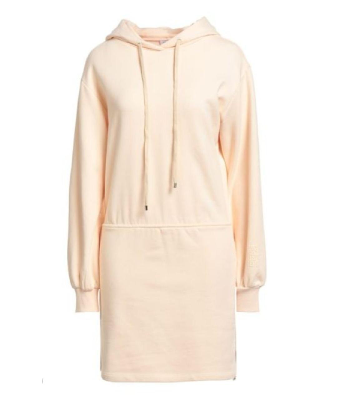 PATRIZIA PEPE Бежевое хлопковое повседневное платье, фото 1