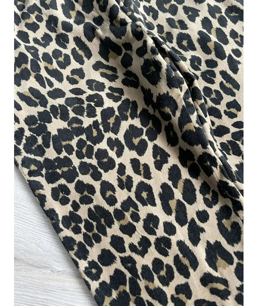 ETRO Коричневые хлопковые прямые брюки, фото 3