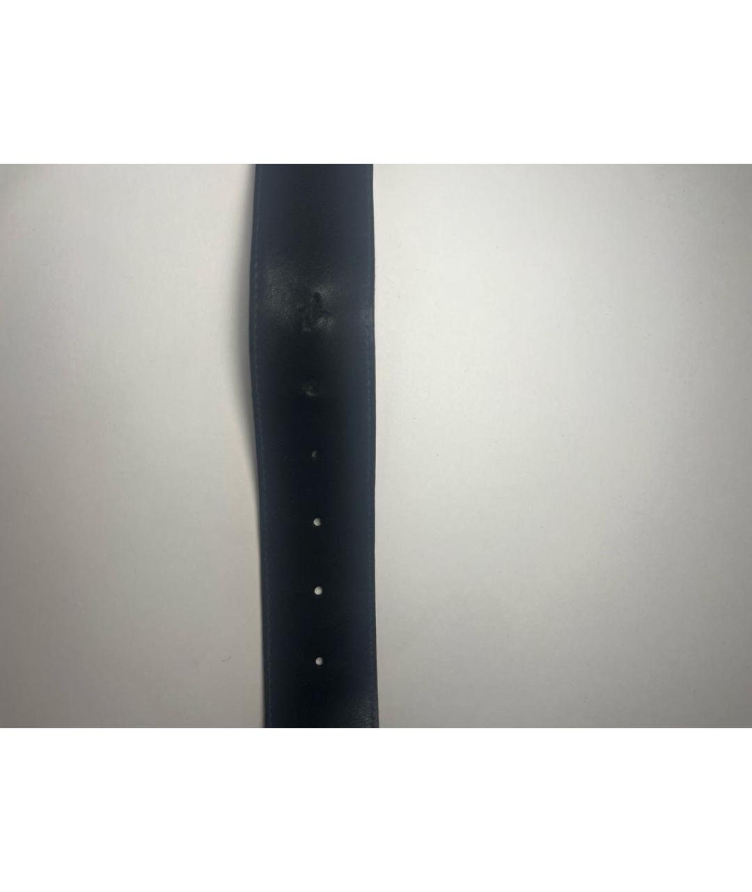 GUCCI Черный кожаный ремень, фото 6