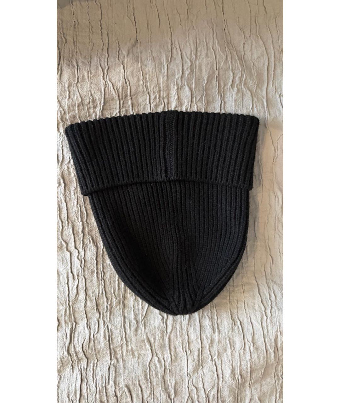 LOUIS VUITTON Черная кашемировая шапка, фото 6