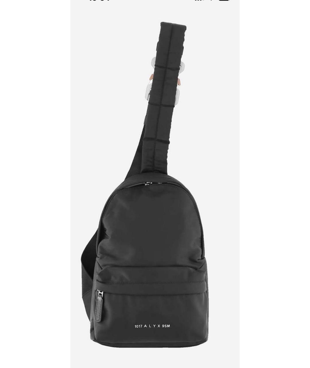 1017 ALYX 9SM Черный тканевый рюкзак, фото 7