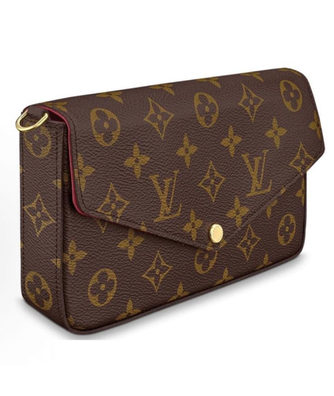 LOUIS VUITTON Коричневая сумка с короткими ручками, фото 2