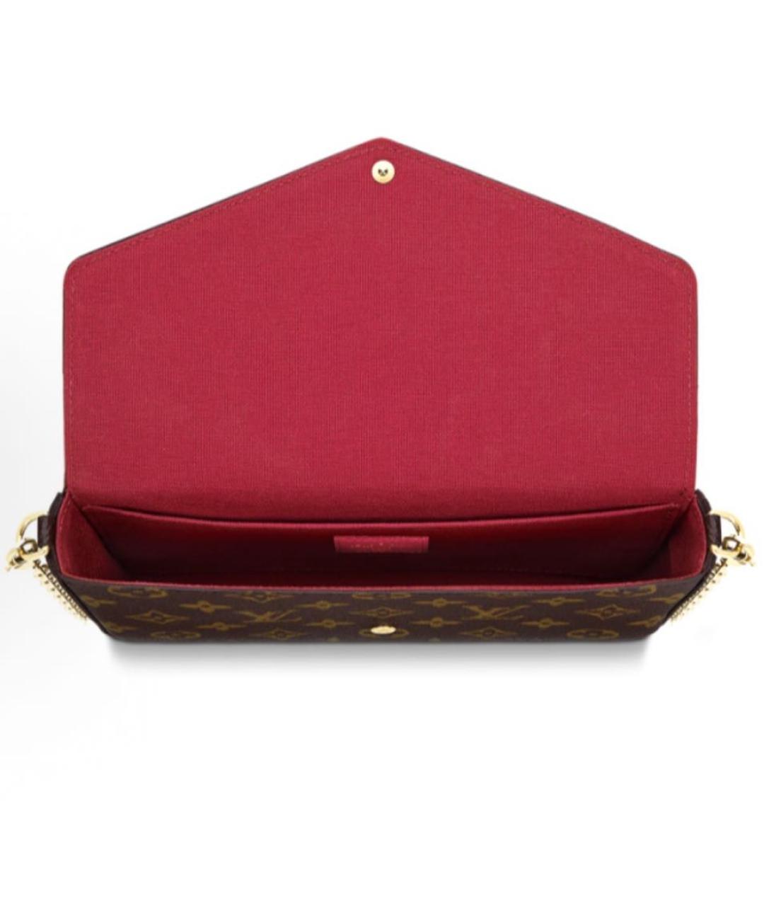 LOUIS VUITTON Коричневая сумка с короткими ручками, фото 3