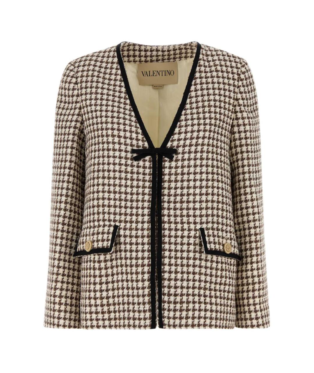 VALENTINO Мульти хлопковый жакет/пиджак, фото 1