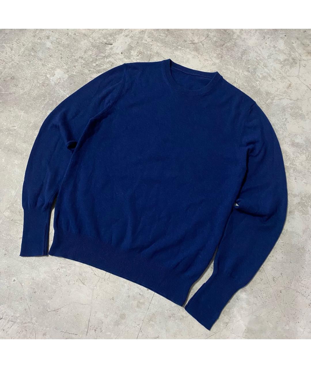 BALLANTYNE Темно-синий кашемировый джемпер / свитер, фото 8