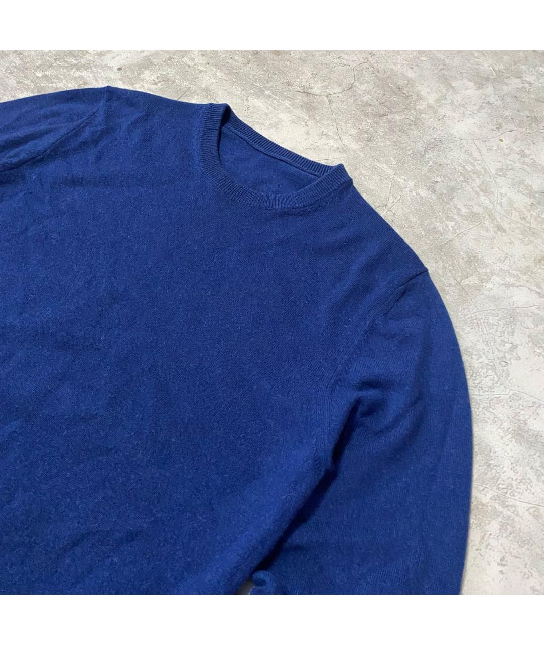 BALLANTYNE Темно-синий кашемировый джемпер / свитер, фото 3