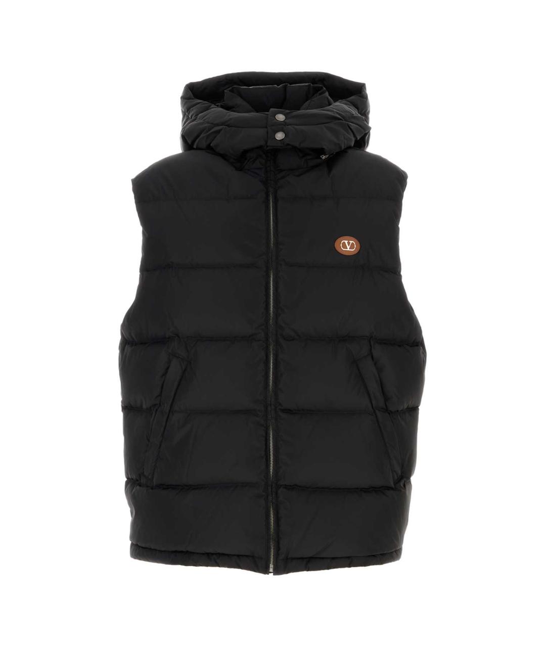 VALENTINO Черный полиамидовый жилет, фото 1