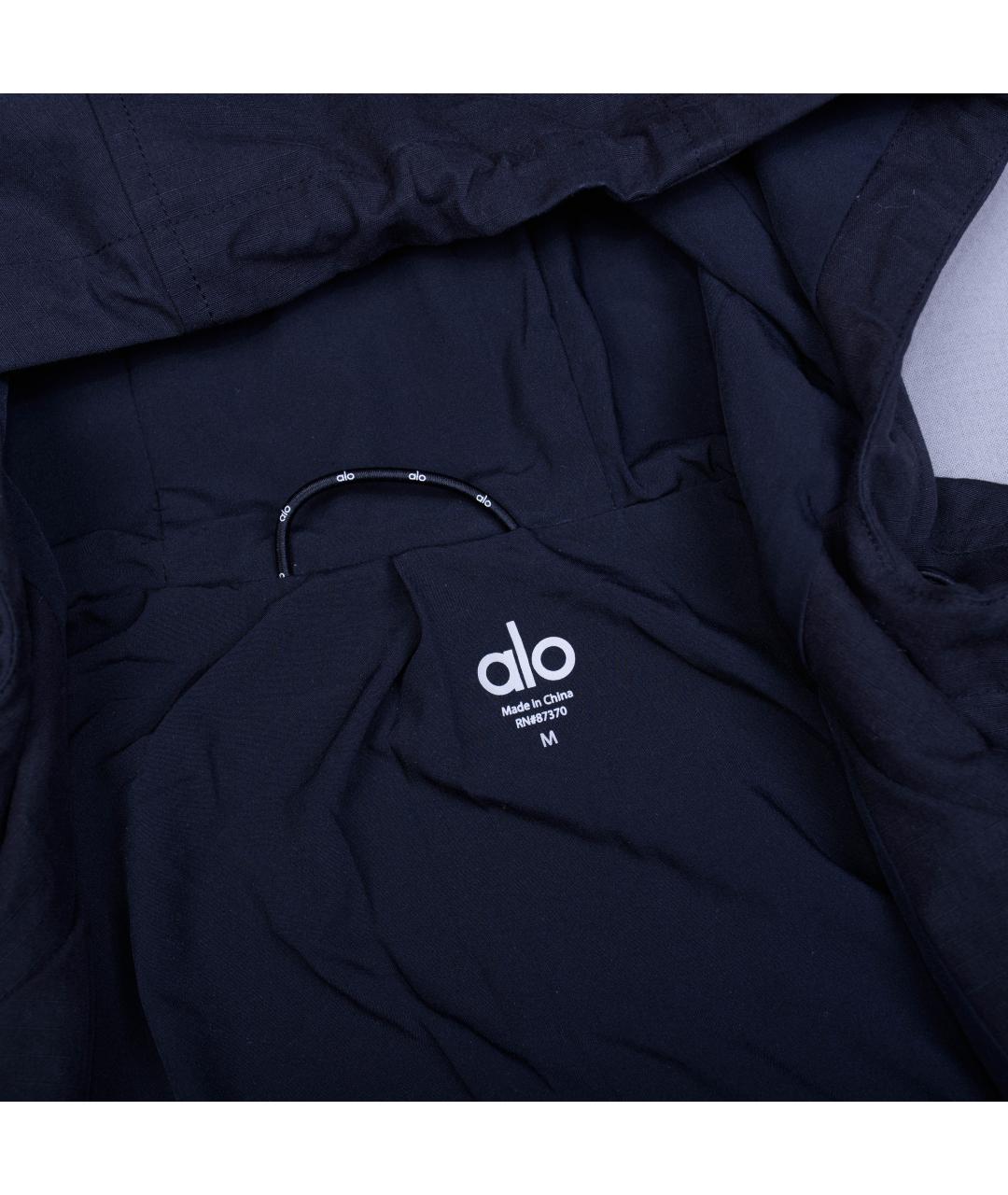 ALO YOGA Черная хлопковая куртка, фото 3